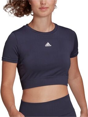 Adidas Aeroknit Crop Tee